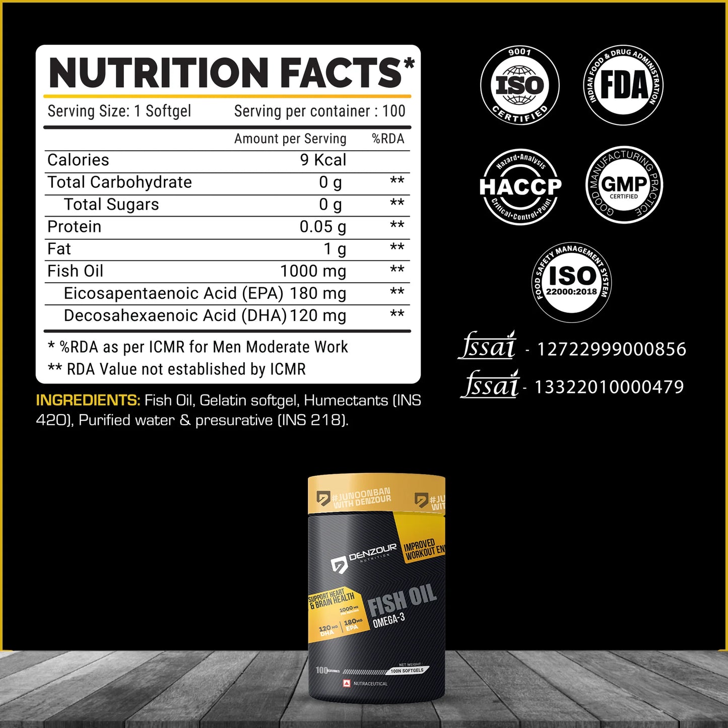 Denzour Nutrition Fish Oil