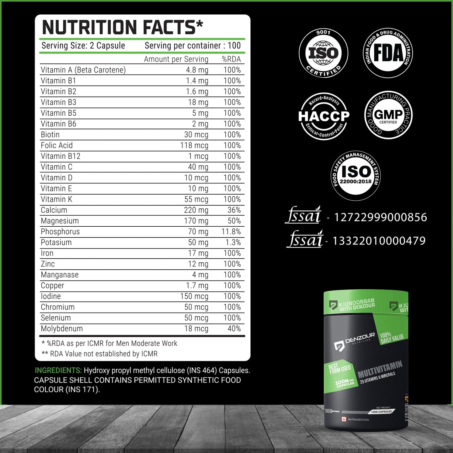 Denzour Nutrition Multivitamin