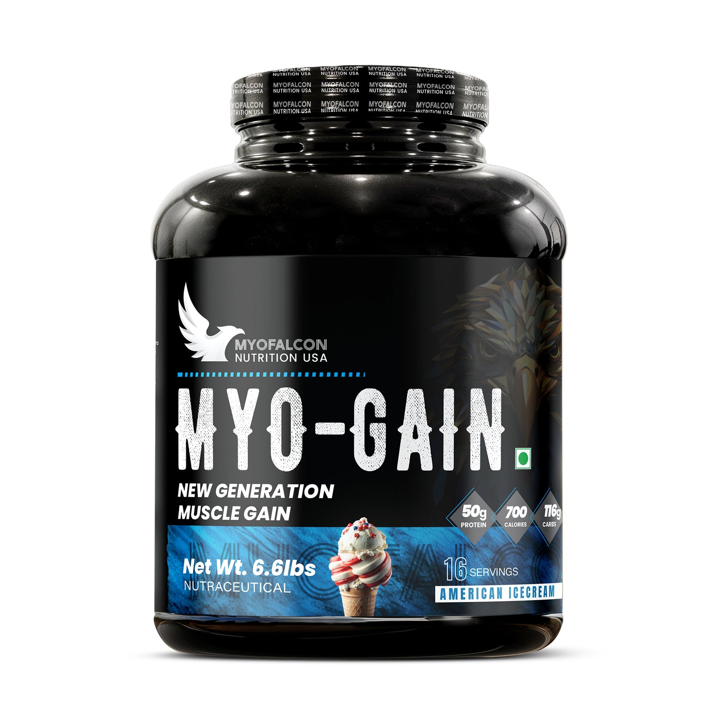 Myofalcon Nutrition Myo-Gain Mass Gainer