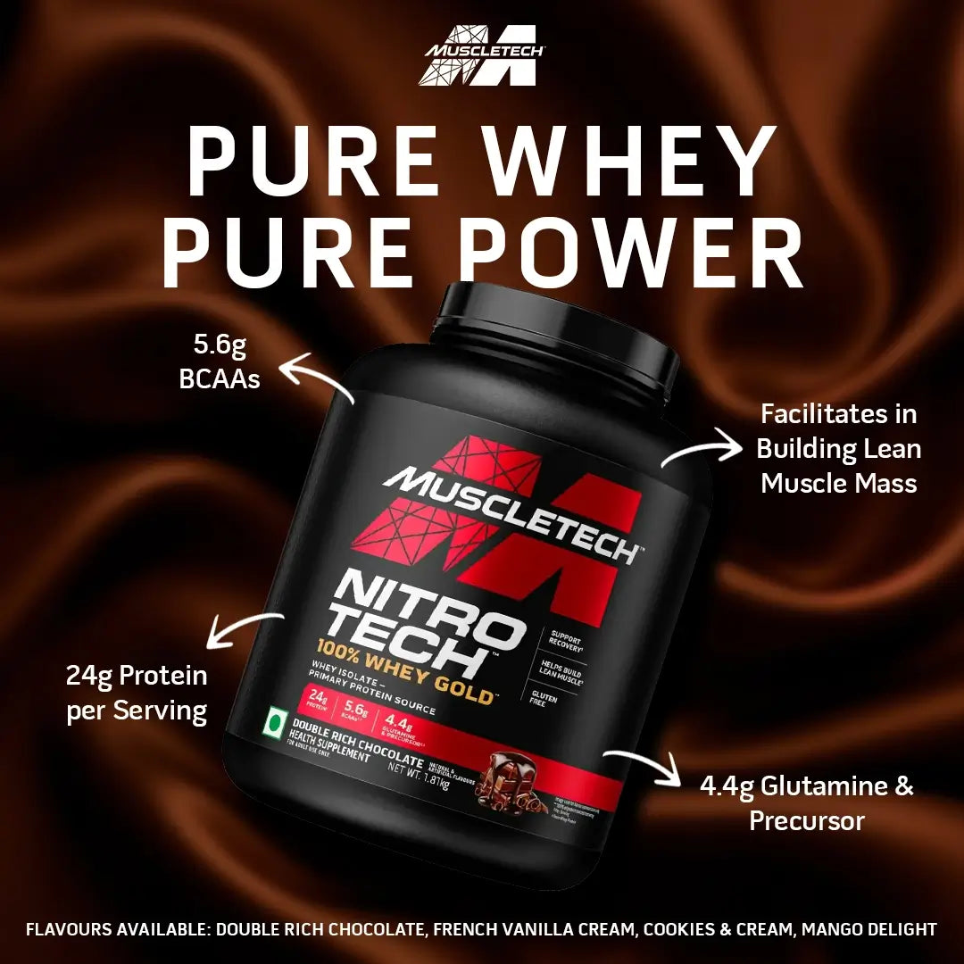 Muscletech™ Nitro-Tech™ 100% Whey Gold