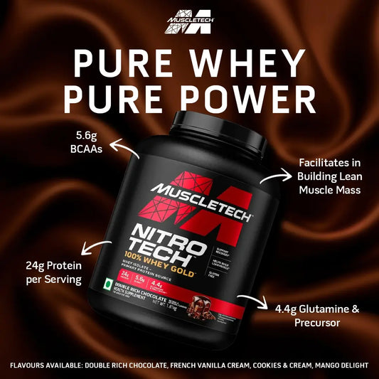 Muscletech™ Nitro-Tech™ 100% Whey Gold