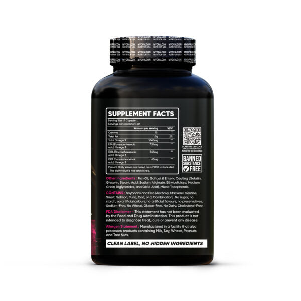 Myofalcon Nutrition Omega 3 Fish Oil