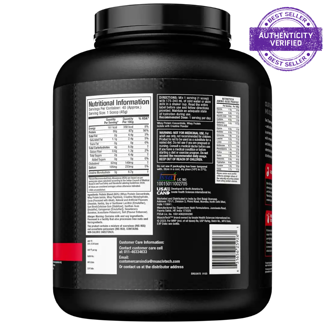 Muscletech™ Nitro-Tech™ Whey Protein