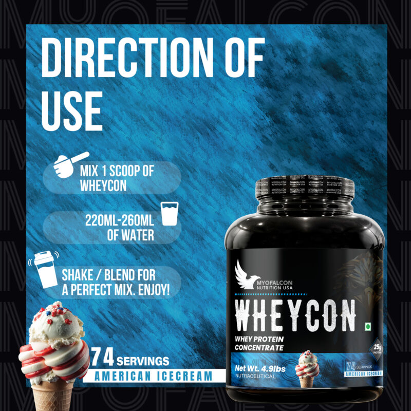 Myofalcon Nutrition Whey Protein Concentrate