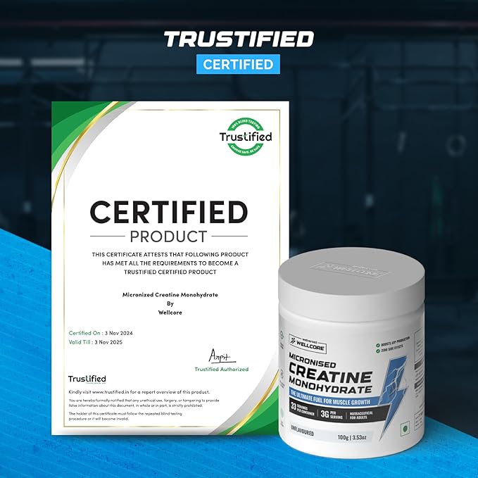 Wellcore Micronised Creatine Monohydrate