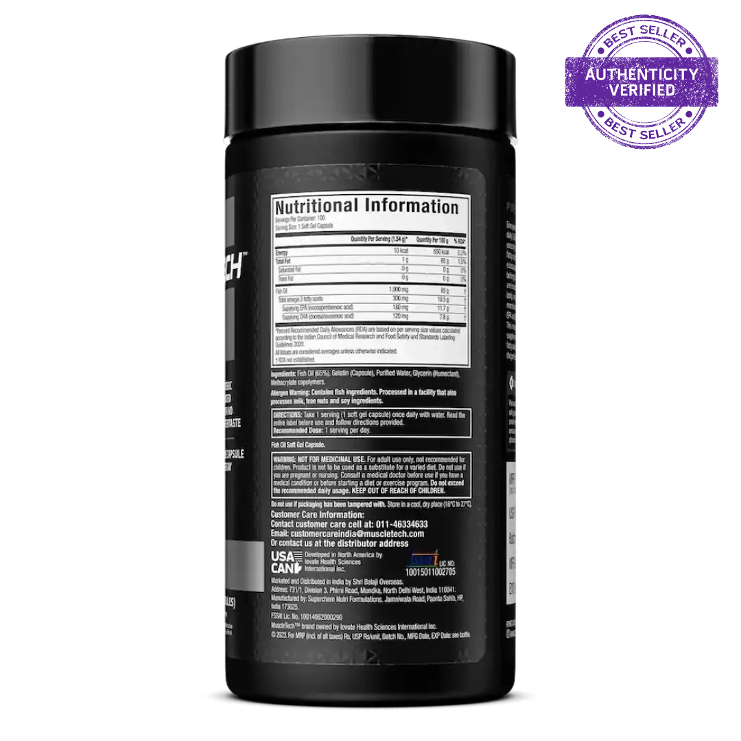 Muscletech™ Platinum 100% Omega Fish Oil