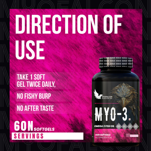 Myofalcon Nutrition Omega 3 Fish Oil
