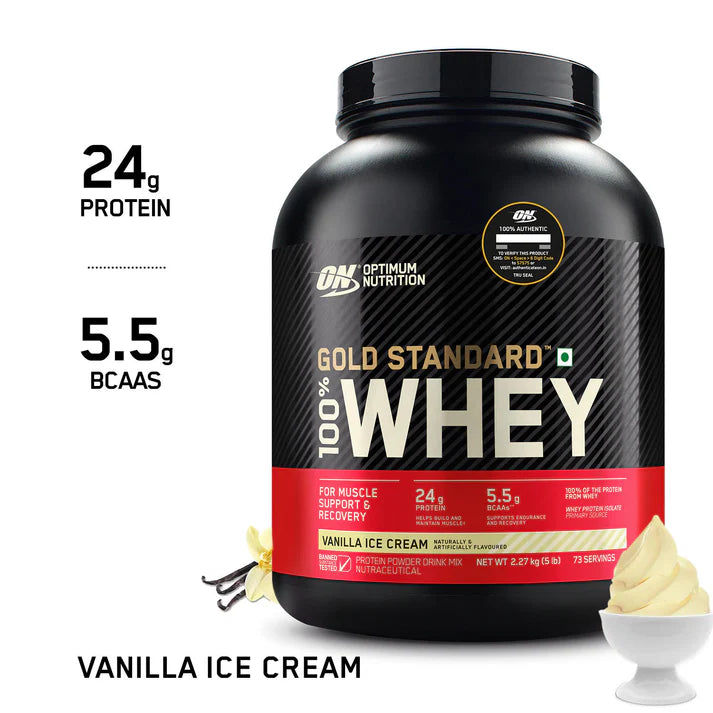 Optimum Nutrition Gold Standard 100% Whey Protein Powder