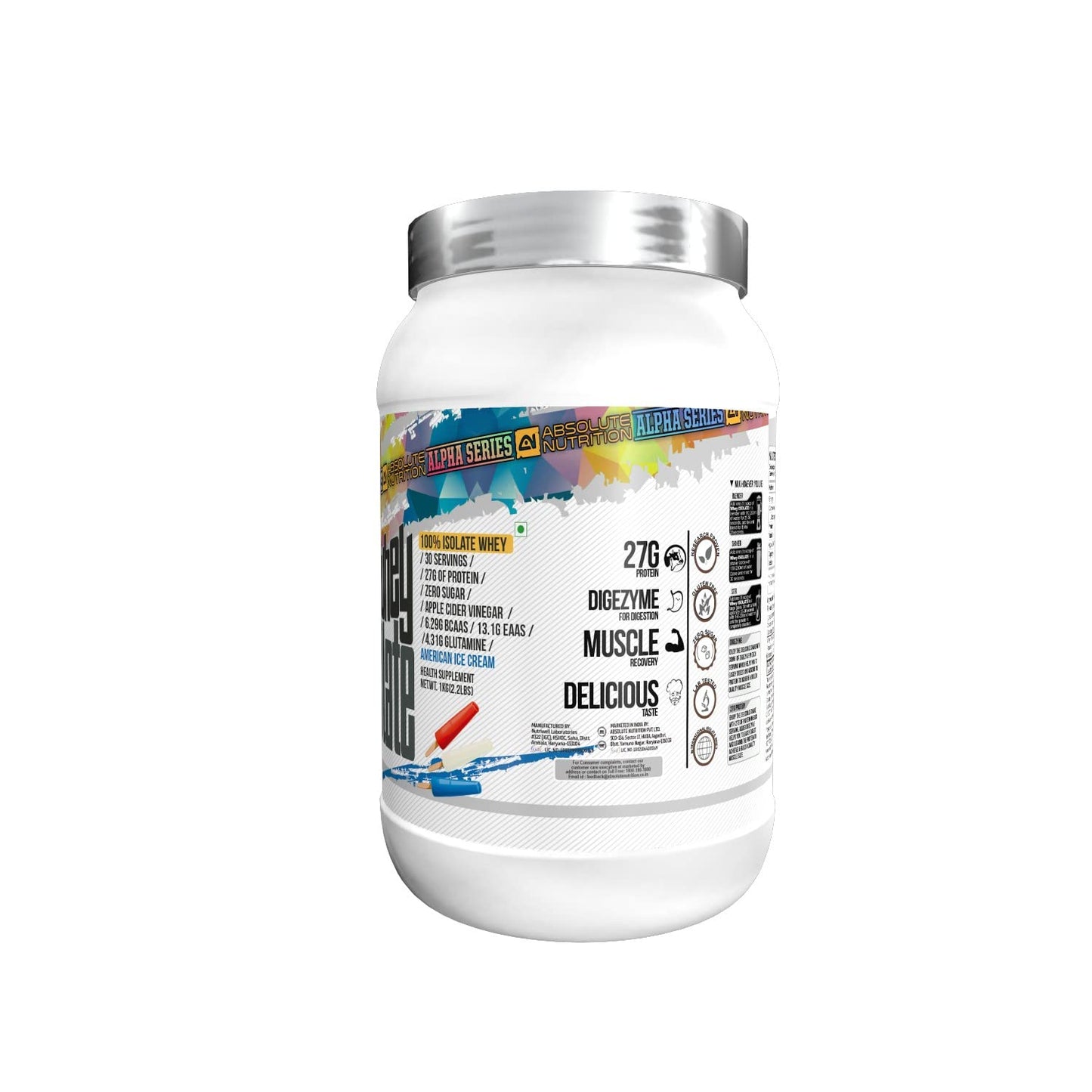 Absolute Nutrition’s Alpha Whey Isolate Protein