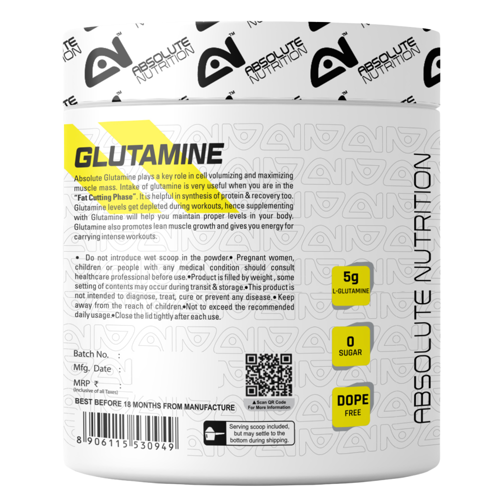 Absolute Nutrition’s Alpha Series Exclusive Glutamine (Unflavoured)