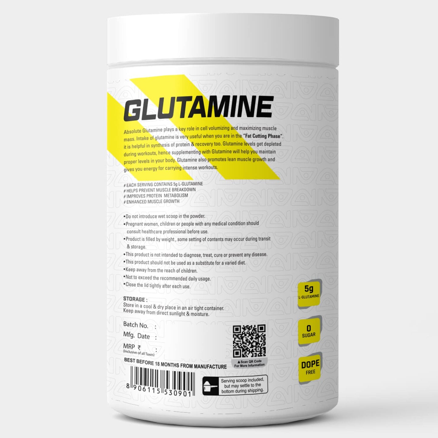 Absolute Nutrition’s Alpha Series Exclusive Glutamine (Unflavoured)