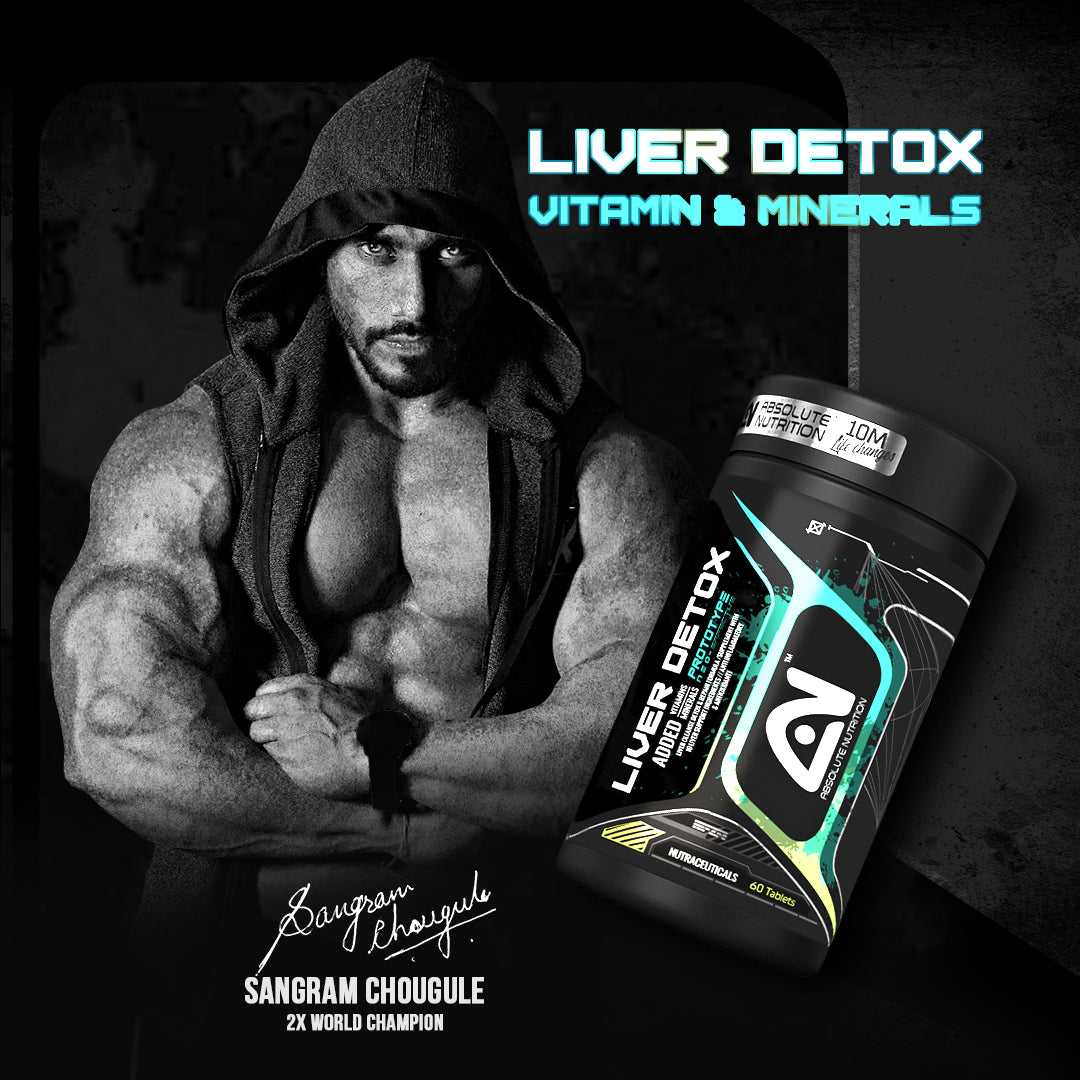 Absolute Nutrition Liver Detox Tablet Revitalize Your Liver Health – 60 Veg Tablets