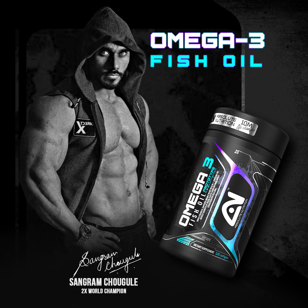 Absolute Nutrition Omega 3 Fish Oil – 100 Softgel Tablets
