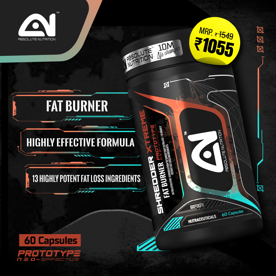 Absolute Nutrition Shredder Fat Burner – 60 Veg Capsules