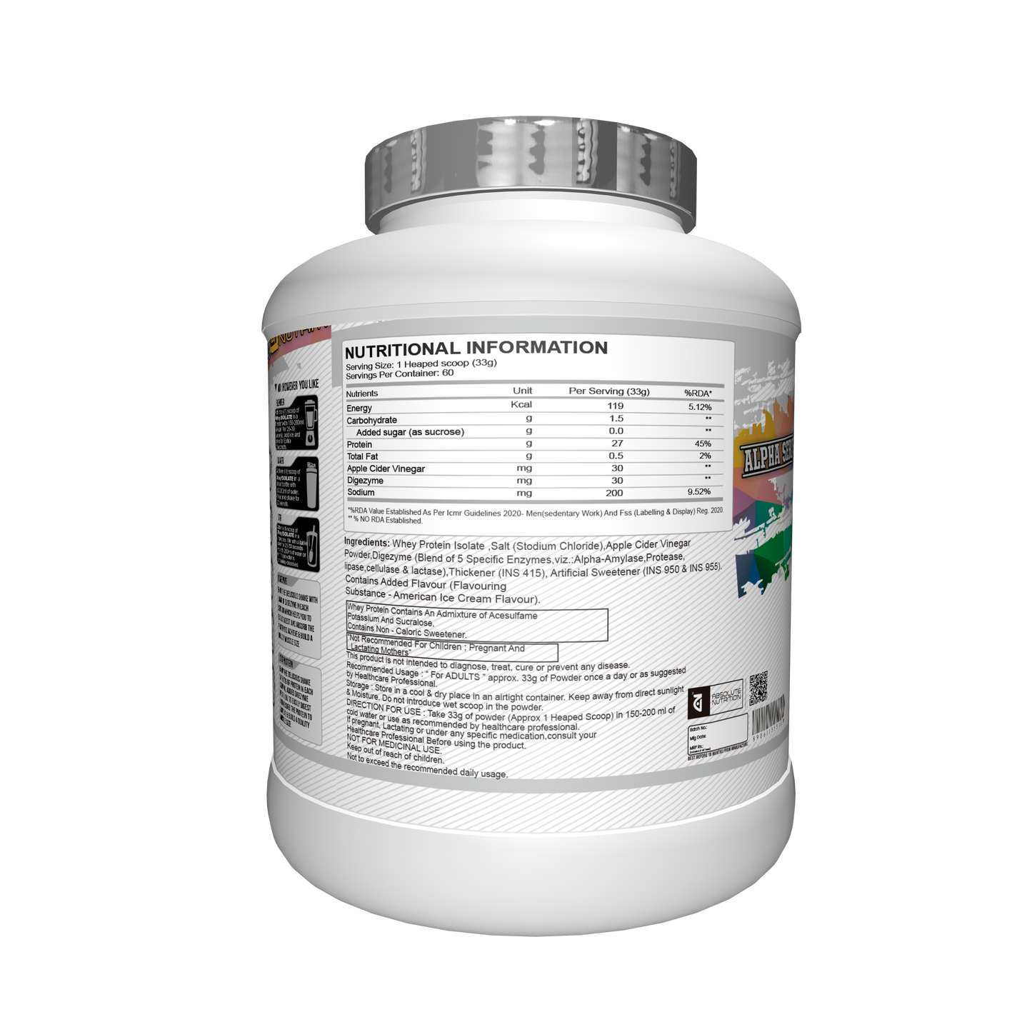 Absolute Nutrition’s Alpha Whey Isolate Protein