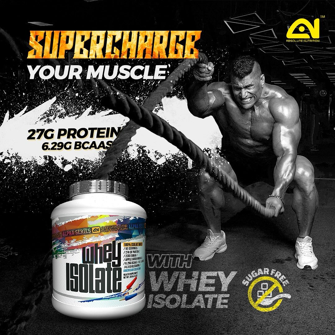 Absolute Nutrition’s Alpha Whey Isolate Protein