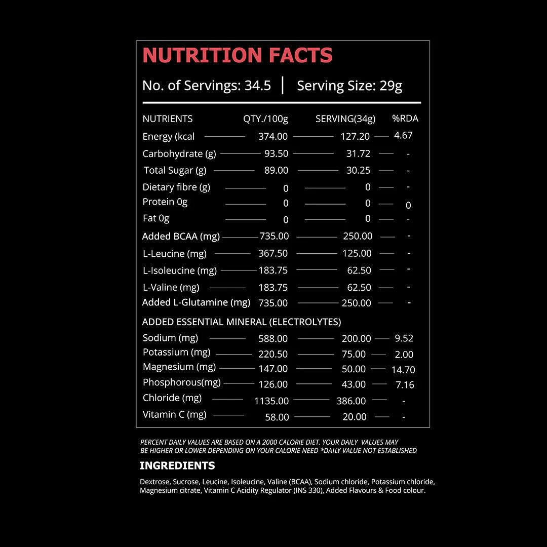 Denzour Nutrition Denz-Charge Isotonic