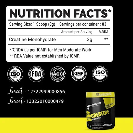 Denzour Nutrition Creatine Monohydrate