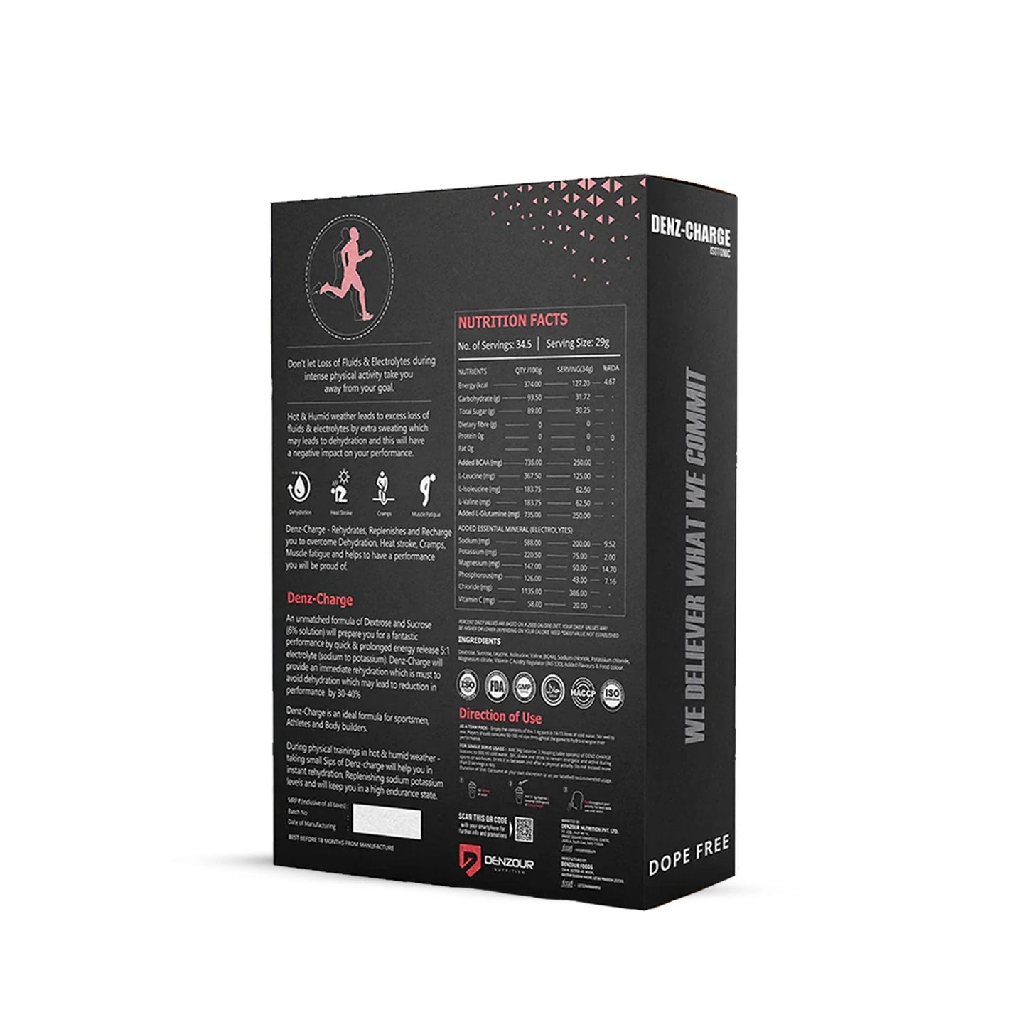 Denzour Nutrition Denz-Charge Isotonic