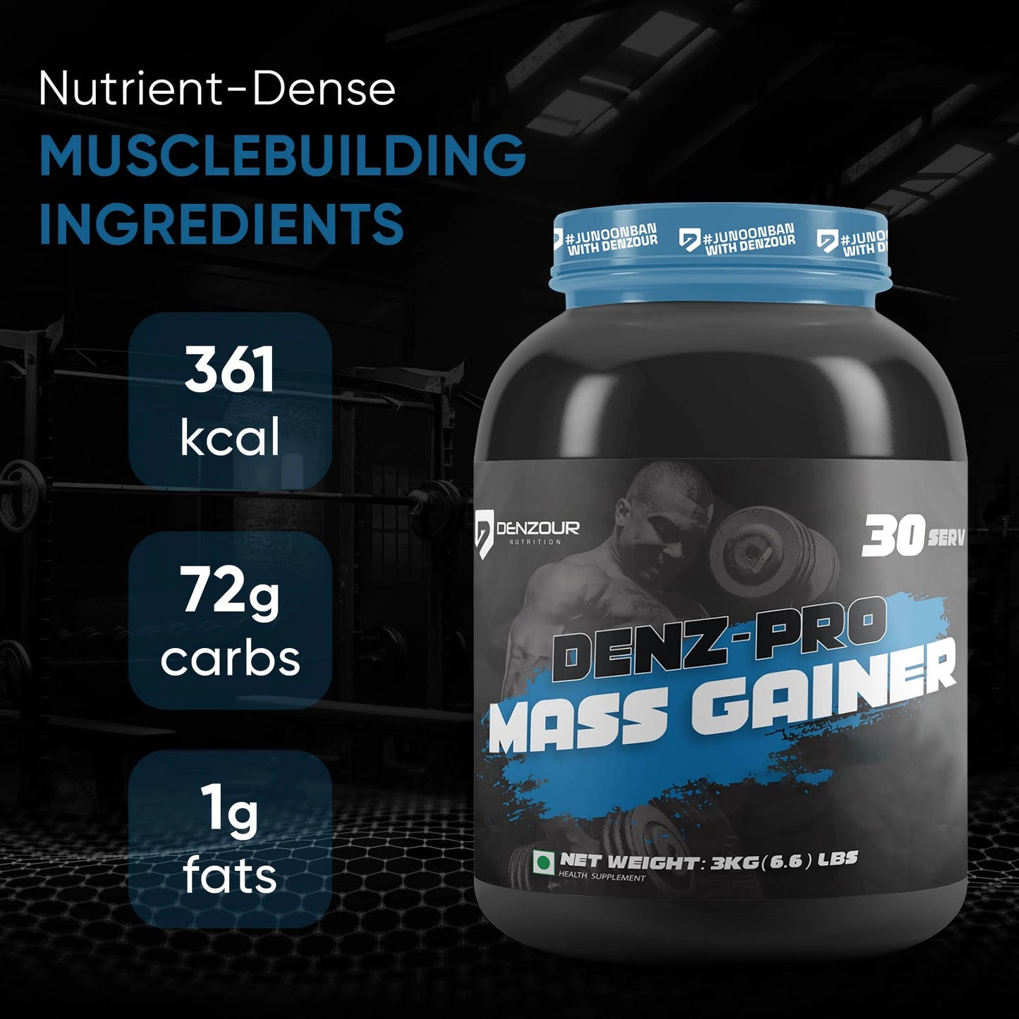 Denzour Nutrition Denz-Pro Mass Gainer