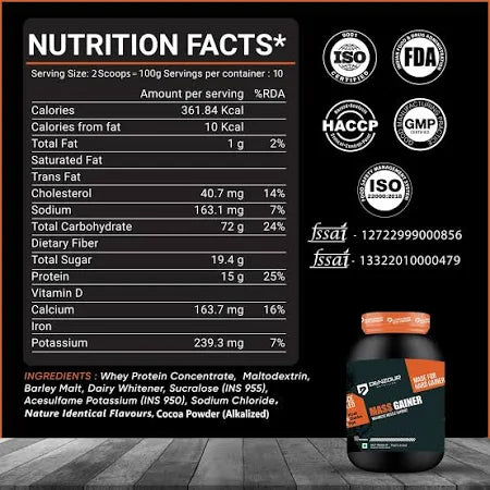 Denzour Nutrition Ultra Mass Gainer