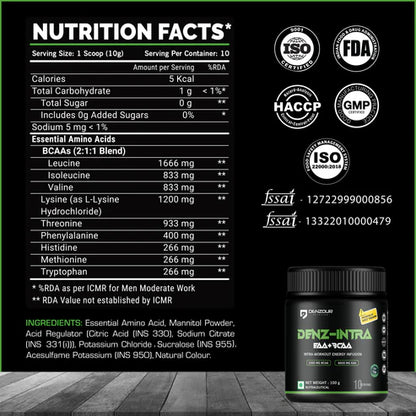Denzour Nutrition Denziso EAA + BCAA