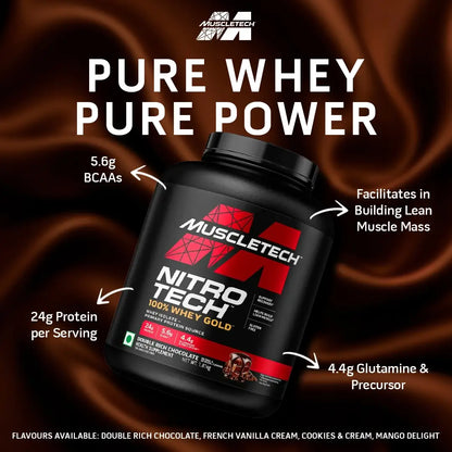 Muscletech™ Nitro-Tech™ 100% Whey Gold
