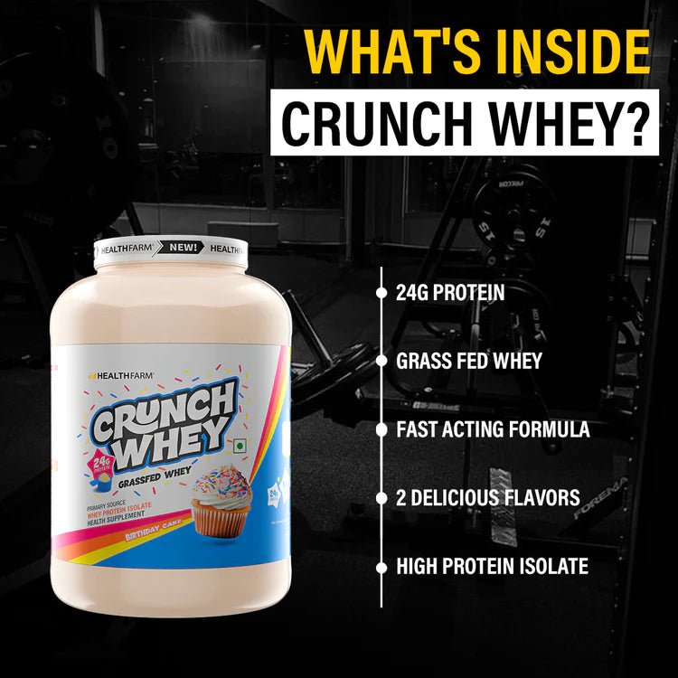 HealthFarm Nutrition Crunch Whey