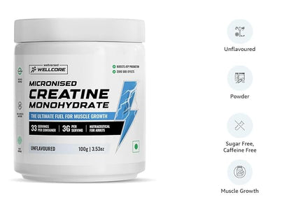 Wellcore Micronised Creatine Monohydrate