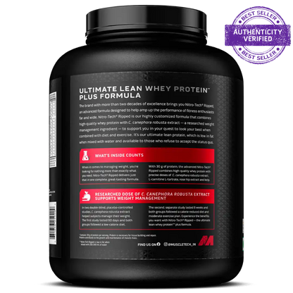 Muscletech™ Nitro-Tech™ Ripped Whey Protein Powder