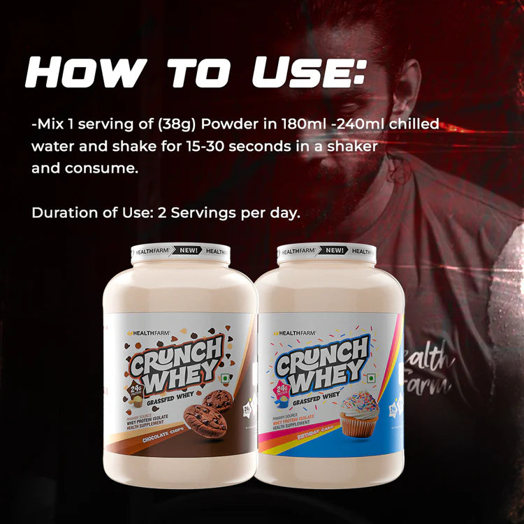 HealthFarm Nutrition Crunch Whey