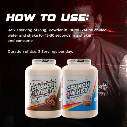 HealthFarm Nutrition Crunch Whey