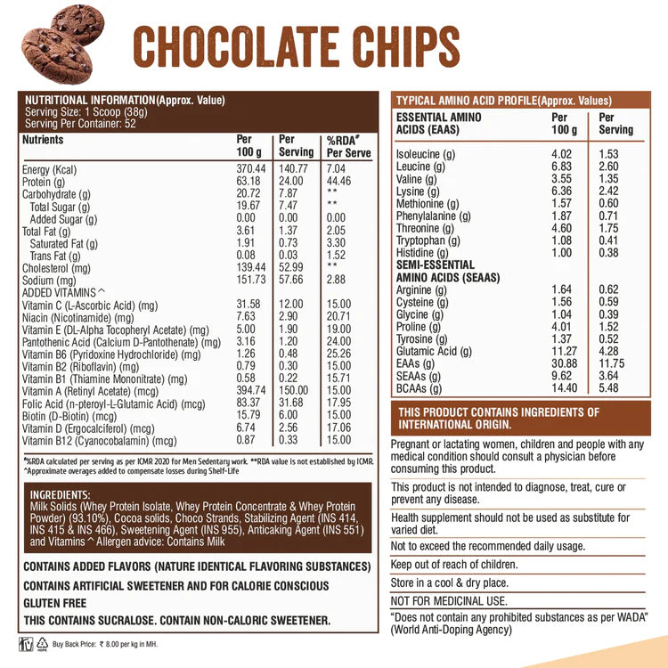 HealthFarm Nutrition Crunch Whey