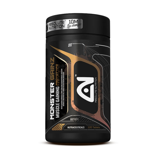 Absolute Nutrition Monster Gainz – 120 Tablets for Faster Mass Gaining with the Goodness of Ashwagandha, Musli, and Creatine for Stronger and Faster Muscle Gaining for both Men & Women