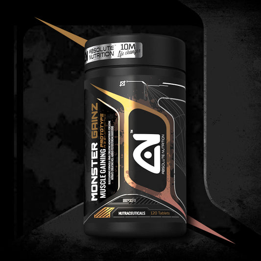 Absolute Nutrition Monster Gainz – 120 Tablets for Faster Mass Gaining with the Goodness of Ashwagandha, Musli, and Creatine for Stronger and Faster Muscle Gaining for both Men & Women