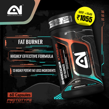 Absolute Nutrition Shredder Fat Burner – 60 Veg Capsules