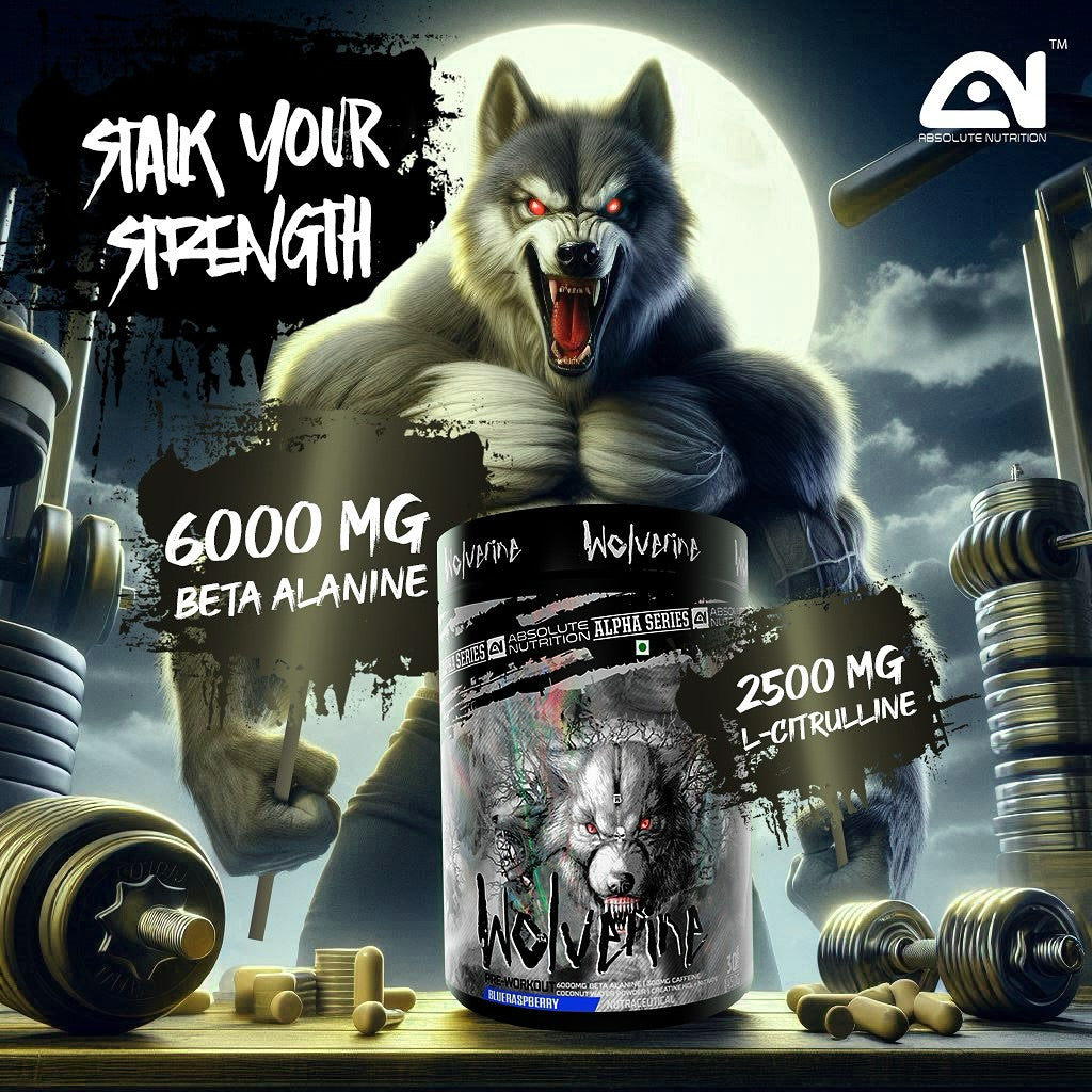 Absolute Nutrition Pre Workout Ripped Wolverine 450 GMS
