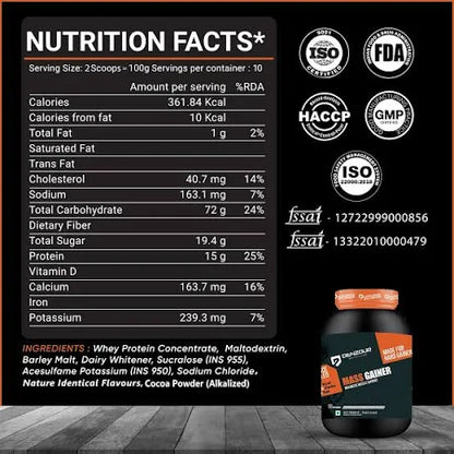 Denzour Nutrition Ultra Mass Gainer